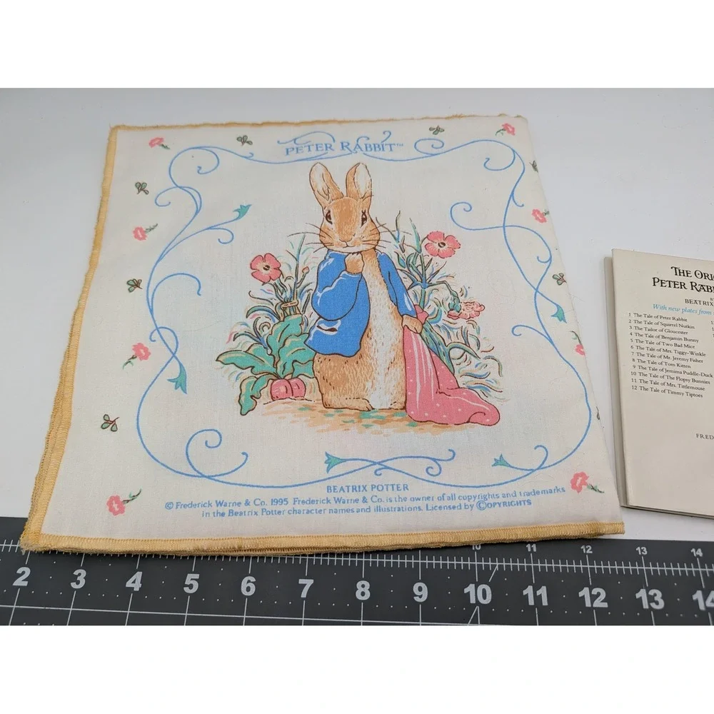 Beatrix Potter Tale Peter Rabbit Book Lot White Cloth Counting‎ 123 Hardback
